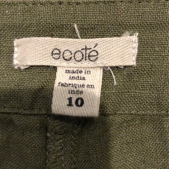Green Shorts - Ecoté Brand - Picture 4 of 6